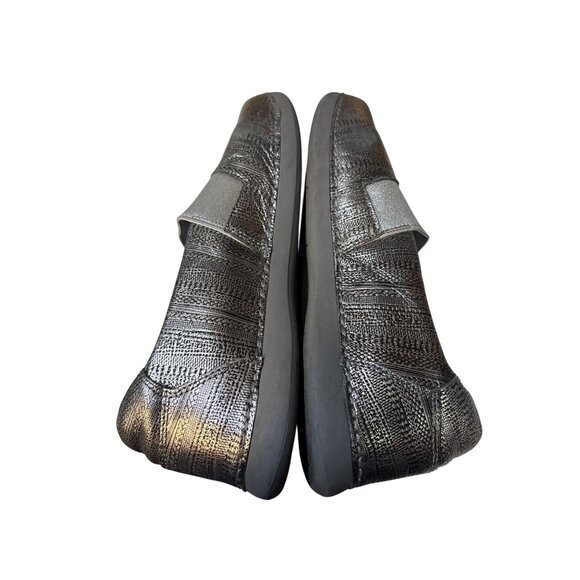 Alegria Metallic Textured Slip-On Loafers Womens Size 10.5 Comfortable Shoes - Picture 7 of 9